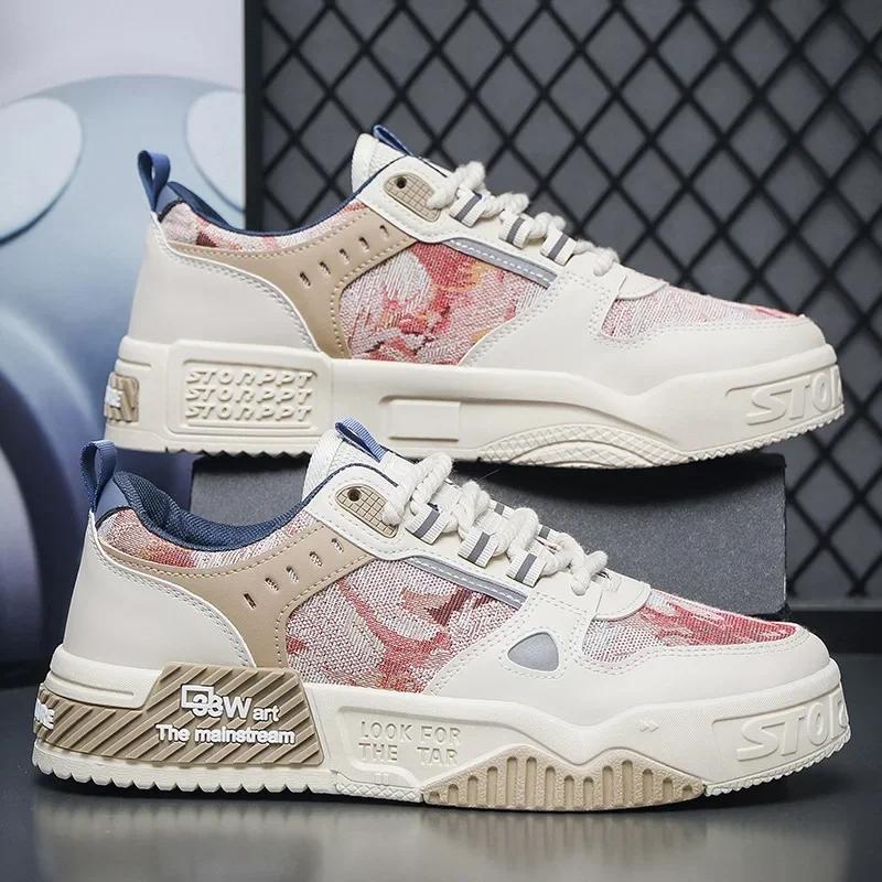 Men's Casual Shoe New Fashion Men's Flat Shoes Luxury Sneakers for Men 2024 Platform Casual Board Shoes New Vulcanized Shoes