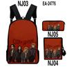 Classic Popular Peculiar Maneskin 3D Print 3pcs/Set pupil School Bags Laptop Daypack Backpack Inclined shoulder bag Pencil Case