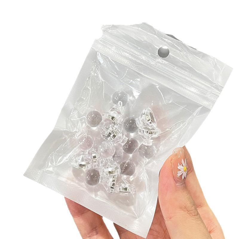20PCS Transparent Magnetic Push Pins Strong Magnets Thumbtacks for Refrigerator Whiteboard Photo Display Office Home Decor