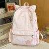 Schoolbag Cute Cat Ears Star Print Girl Schoolbag High Value Ins Niche Design Large Capacity School Backpack