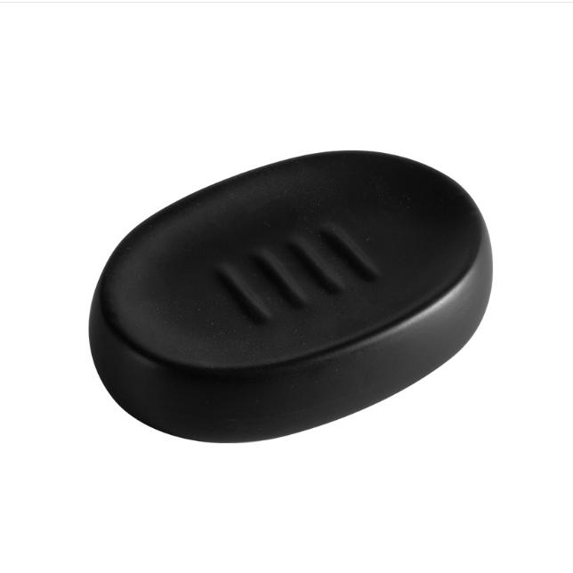 Bathroom Set Ceramic Mouthwash Cup Hand Sanitizer Bottle Toothbrush Rack Soap Dish Four-piece Bathroom Set Receive Bottle Home