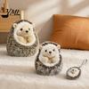 Birthday Present for Children Soft Stuffed Animal Wristlet Keychain, Fluffy Plush Sheep Hedgehog Bag Washable Small Ornament Charm, Cute Accessory