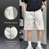 Fashion Streetwear-inspired Cargo Shorts, Bright Green Relaxed Fit Shorts, Breathable Shorts for Urban Styling & Warm Weather