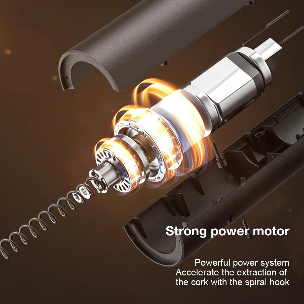 Rechargeable Electric Wine Opener,Automatic Corkscrew with USB Charging,Kitchen Gift Set for Red/White Wine&Bar Tools Accessorie