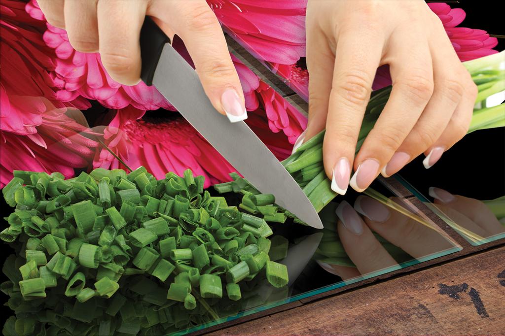 SZKLANA PŁYTA OCHRONNA NA KUCHENKĘ 90x52 GERBERA