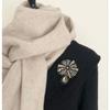 Used Magnolia Collection Alashan Cashmere Stole Beige