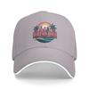 Haiti Flag Emblem Distressed Vintage  Sandwich Cap Fitted  Cap Sun Hats Adjustable Polyester Baseball Cap High Quality