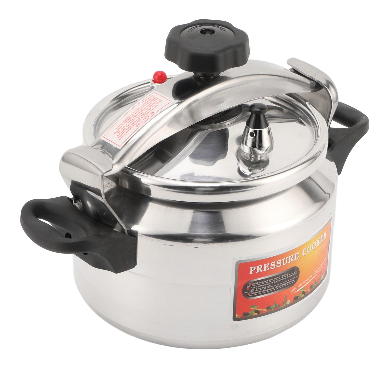 Aluminiumlegering Snelkookpan Voor Gasfornuis | Dubbele Bodem Eenvoudig Openen En Sluiten Kookpan 6 Liter Met Drukregelaar