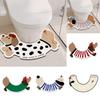 Dachshund Cute Diatom Mud Floor Mat Cover Polyester Material Living Bedroom Room