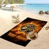 Hull FC Custom Beach Towel, Print Your Name Text Lightweight Absorbent Towel for Swimming Travel
