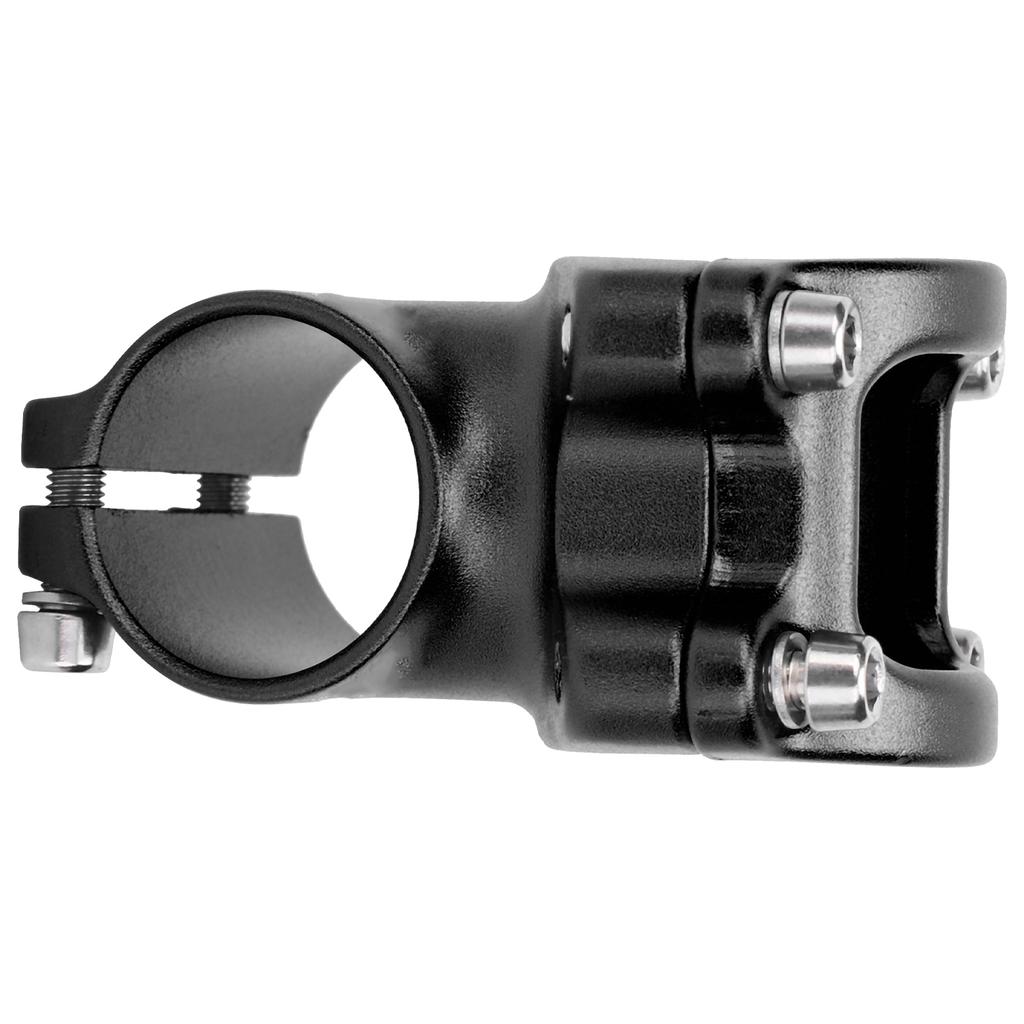 LUNJE 31.8x35mm Bike Handlebar Short Stem Riser Aluminum Alloy   Hollow Stem