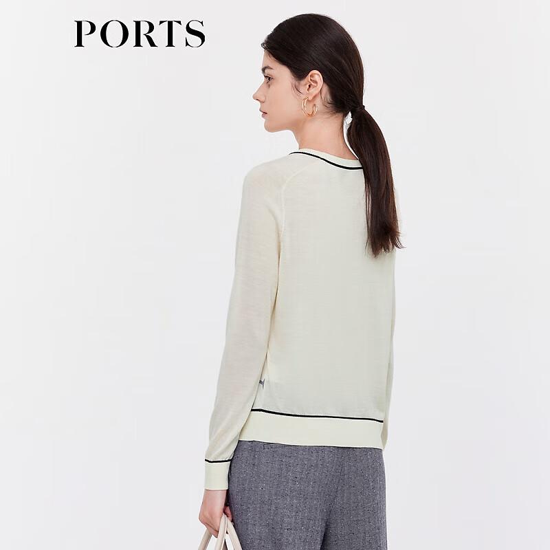 Ports Women's Logo Jacquard Knit Sweater
