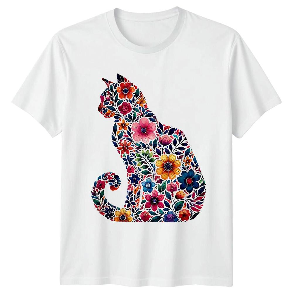 Funny Cat TShirt Time Spent With Cats Is Never Wasted Graphic Tee S