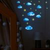 Cartoon Luminous Clouds and Stars Wall Stickers for Decoration of Living Room and Bedroom