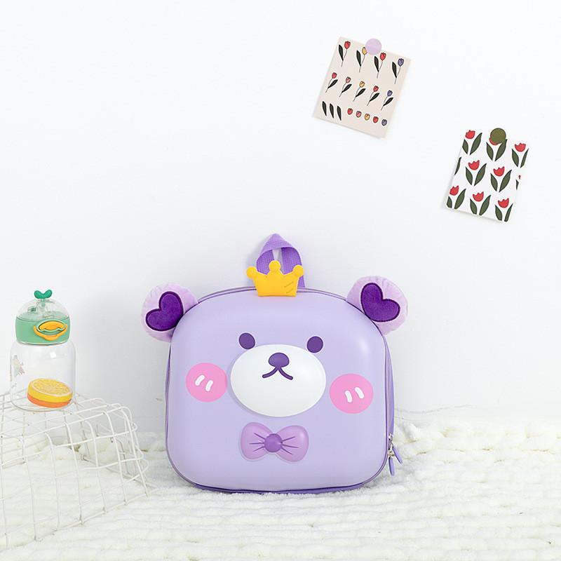 Cute Animal Patterned Kids Backpack Unisex For Preschool Fashionable Design