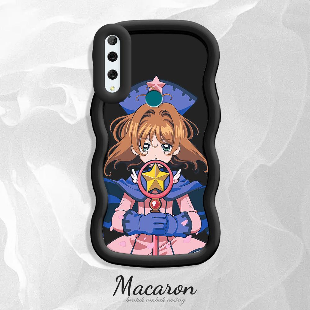 

Окрашенный узор Big Wave Edge Мягкий силиконовый материал Macaron чехол для телефона противоударный защитный резиновый чехол для iPhone Huawei Honor Infinix Tecno Tecno Camon 19 чёрный