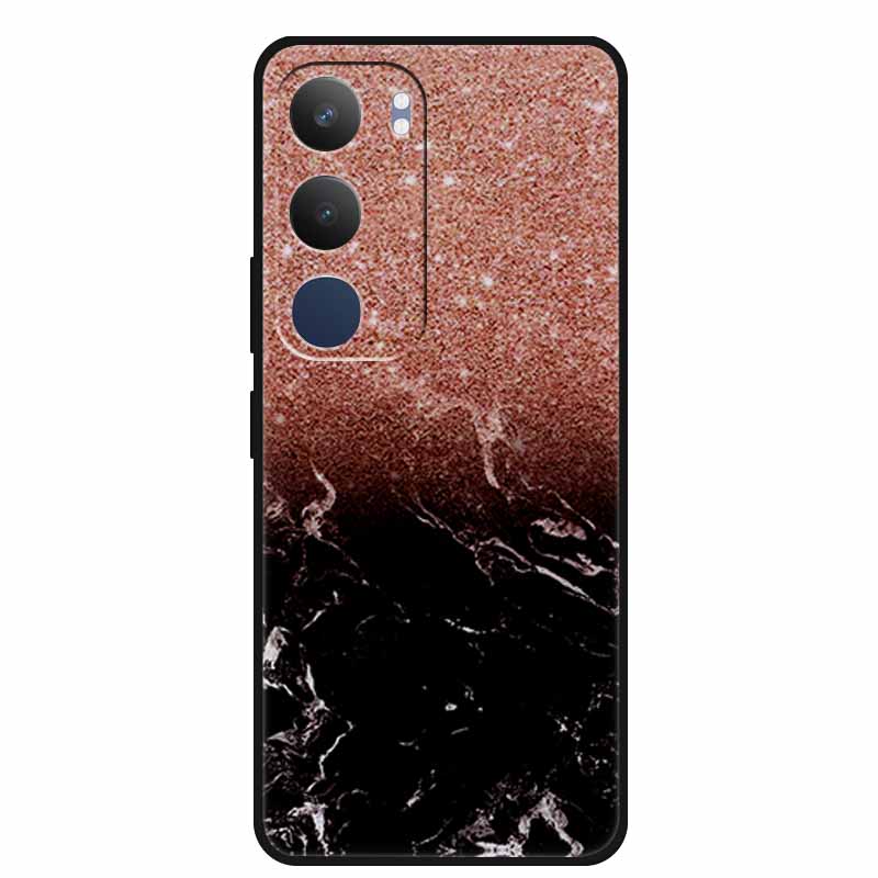 Luxury Phone Case For Vivo Y19s Pro 4G Soft TPU Silicone Back Case For Vivo Y29 5G Y 29 19s Marble Patterns Cover Bumper Funda