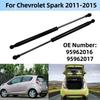 Para Chevrolet Spark 2011-2015 Carro Porta Traseira Porta-malas Tampa Traseira Amortecedores a Gás Hastes de Suporte de Levantamento Amortecedores 95962016, 95962017