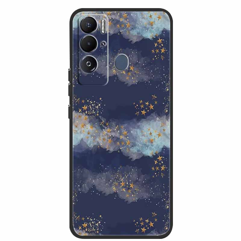 For Tecno Pova Neo Case Marble Soft Silicone Back Cover Phone Case for Tecno Pova Neo Bumper Coque LE6 Shockproof PovaNeo Funda