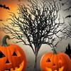 10 buc Negru Halloween Ramură Moartă Artificială Formă de Coarne Non-decolorabilă Plastic Artificial Ramură de Copac Realistă Exquisită