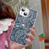 Classic Design E-Etro For IPhone 14 13 12 Mini 11 Pro XS Max X XR 14 Plus Tempered Glass Cover