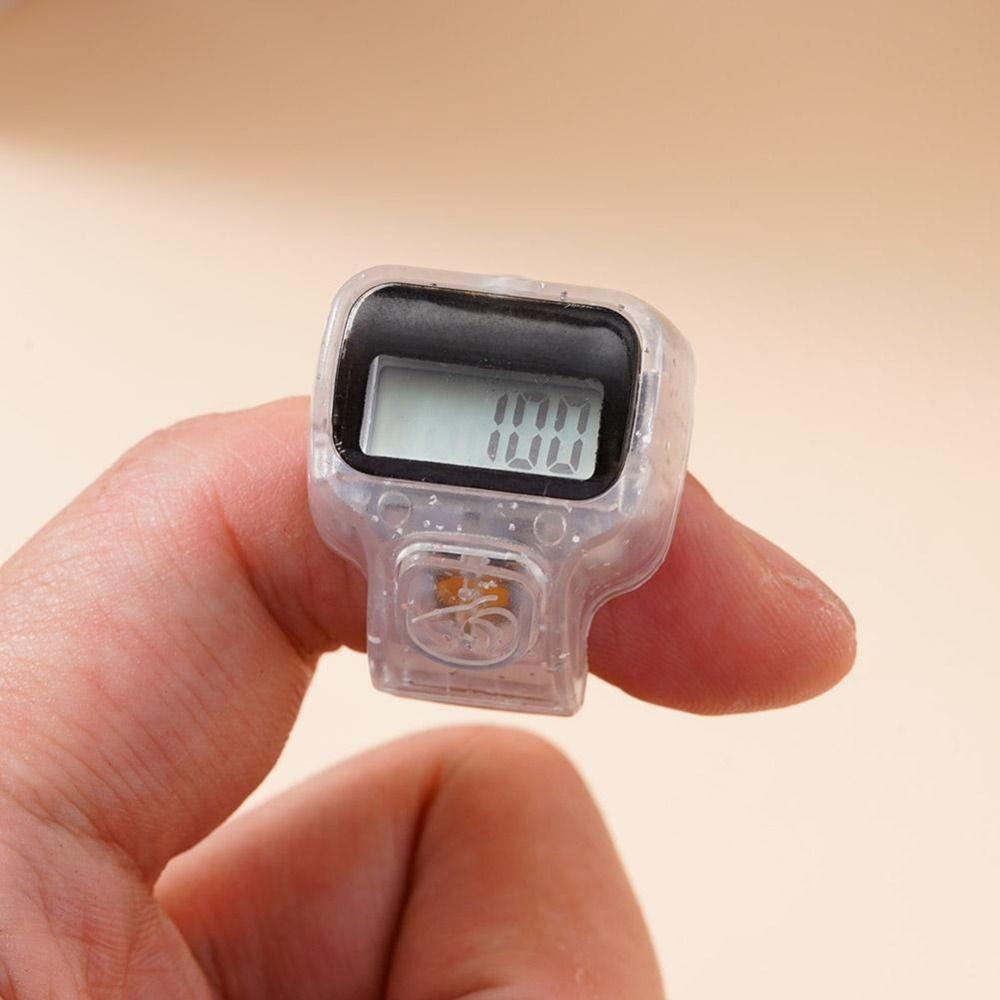 Zurücksetzbarer Fingerzähler LED-Anzeige Elektronischer Zählzähler Handheld-Klicker Gebetsperlen