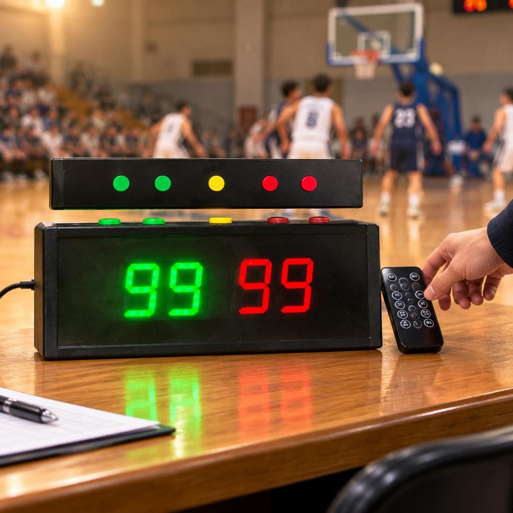 Electronic LED Scoreboard Digital with TwoColor Numerical Display EasytoRead Athletic