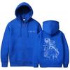 Anime Frieren Beyond Journey's End Print Zipper Hoodie Men Women Casual Oversized Zip Up Hoodies Male Manga Kawaii Humor Jacket