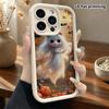 Phone case: 2D flat, fits iPhone 18 17 16 15 14 13 Pro protective case, ghost girl, perfect Christmas and Halloween holiday gift