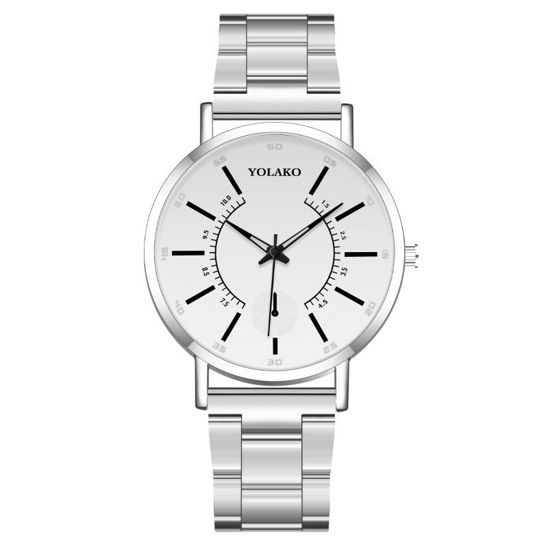 

Горячая Распродажа Модные мужские часы Мужские часы Стальной ремень Кварцевые часы Мужские часы