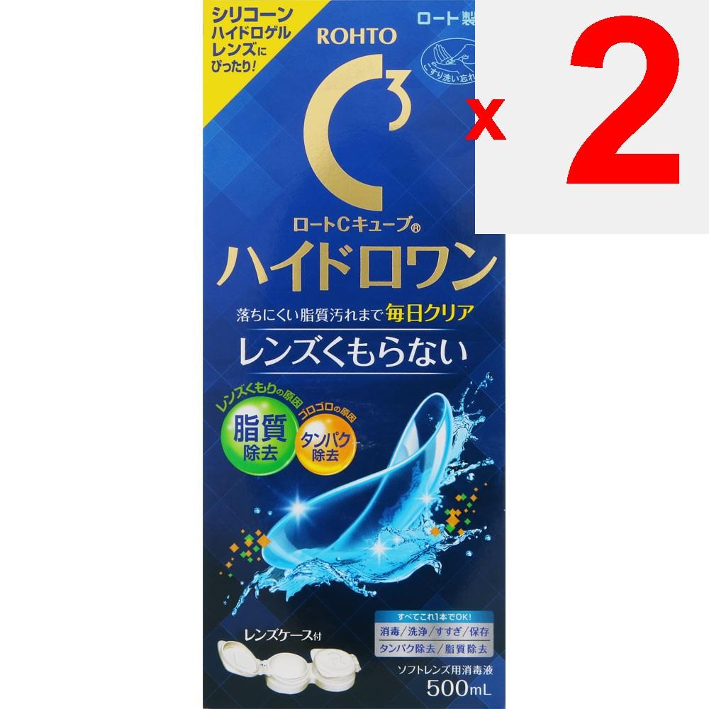 Rohto Roto C Cube C Cube Hydro One 500ml (Quasi-Drug) Soft Serve Indications: Disinfection of Soft Contact Lenses (Groups I To IV) 0