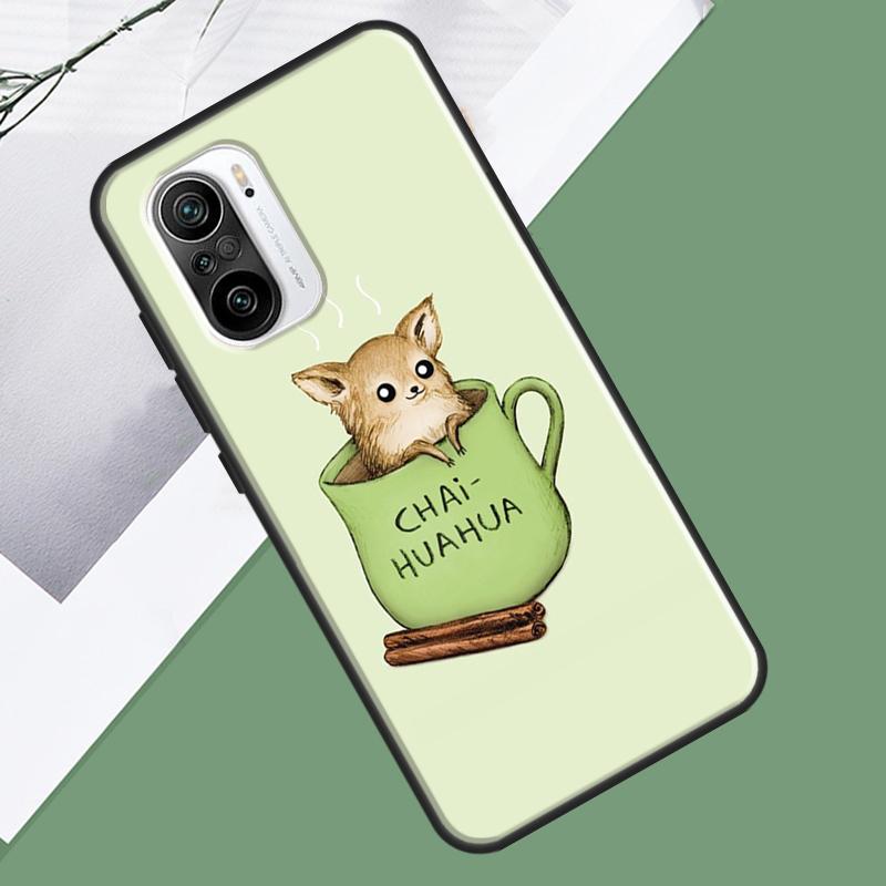 

Chihuahua Face Floral Dog Case For Xiaomi 17 Pro Max 13 14 15 Ultra 13T 14T 15T Pro POCO F7 F5 F6 X5 X6 X7 Pro Cover Xiaomi 15