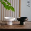 Zen Ceramic Mini High-Footed Plate for Floral Arrangements