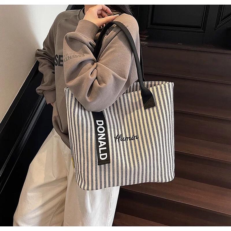 Kelluoke Damen große Canvas-Tragetasche