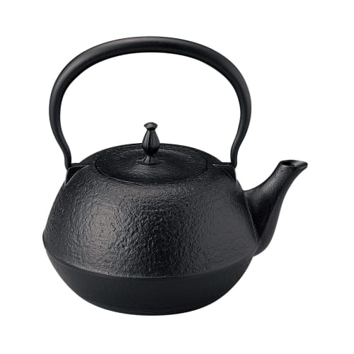 

Tonami Shoten Nanbu Iron Kettle, Round Nanbu Style (Black), 1.2L, 1999-12