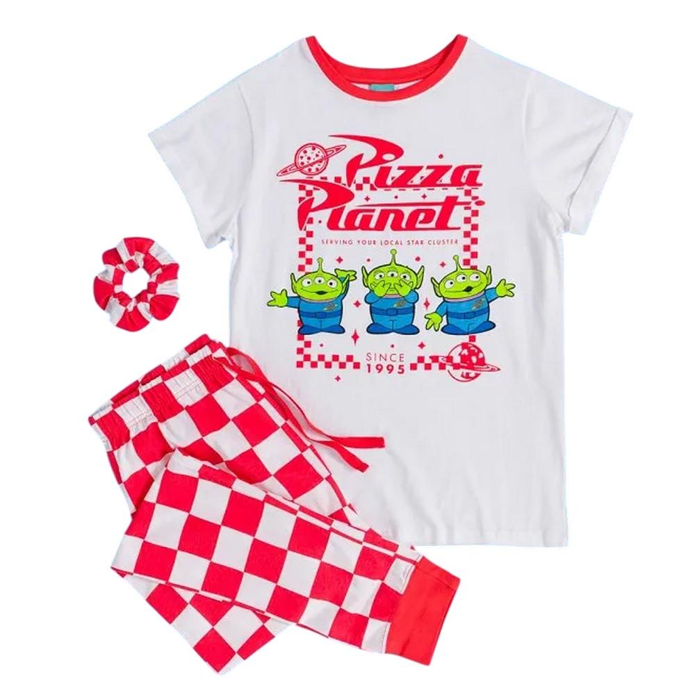 Toy Story Womens/Ladies Pizza Planet Aliens Pyjama Set
