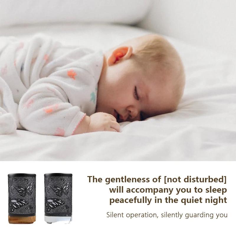 Pro časování difuzéru vůně ultrazvukový zvlhčovač vzduchu duté chytré spotřebiče s LED nočními světly