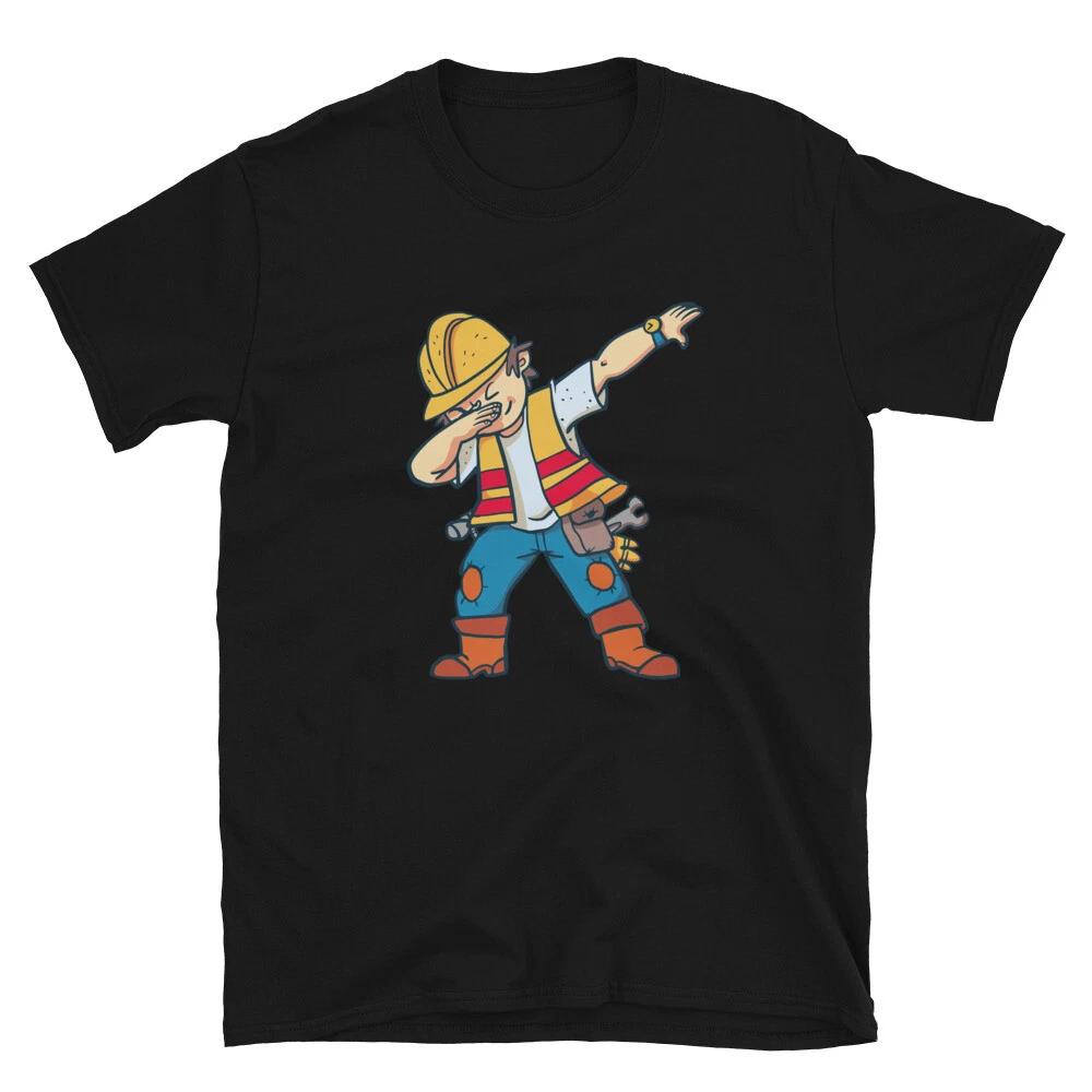 

Construction Worker Dabbing Classic Fit T-Shirt 4XL