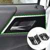 Carbon Fiber interior Door Handle Bowl Cover Trim For Mitsubishi Outlander