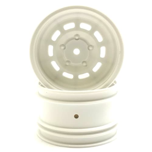 Kyosho 2.2 inch 10 hole wheel (rear/white/2 pieces) LAH002W