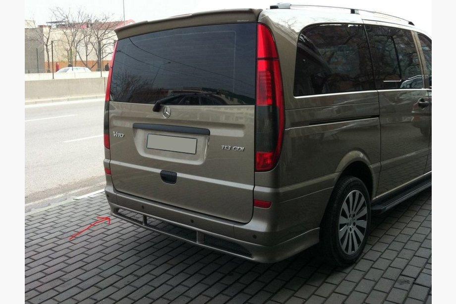 

Rear bumper cover Sport (for painting) Medium-Long base for Mercedes Vito W639 2004-2014
