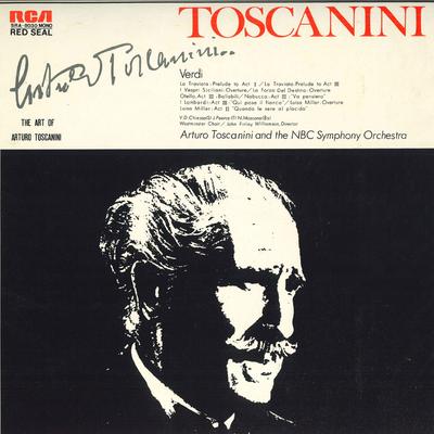 LP Record ARTURO TOSCANINI, NBC SYMPHONY ORCH - Toscanini & Verdi SRA8030 RCA Japan Classical Used