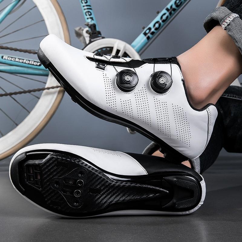 Unisex Road Mountain Bike Cycling Shoes Non-Cleat Stiff Sole Breathable Lightweight Supportive Fit