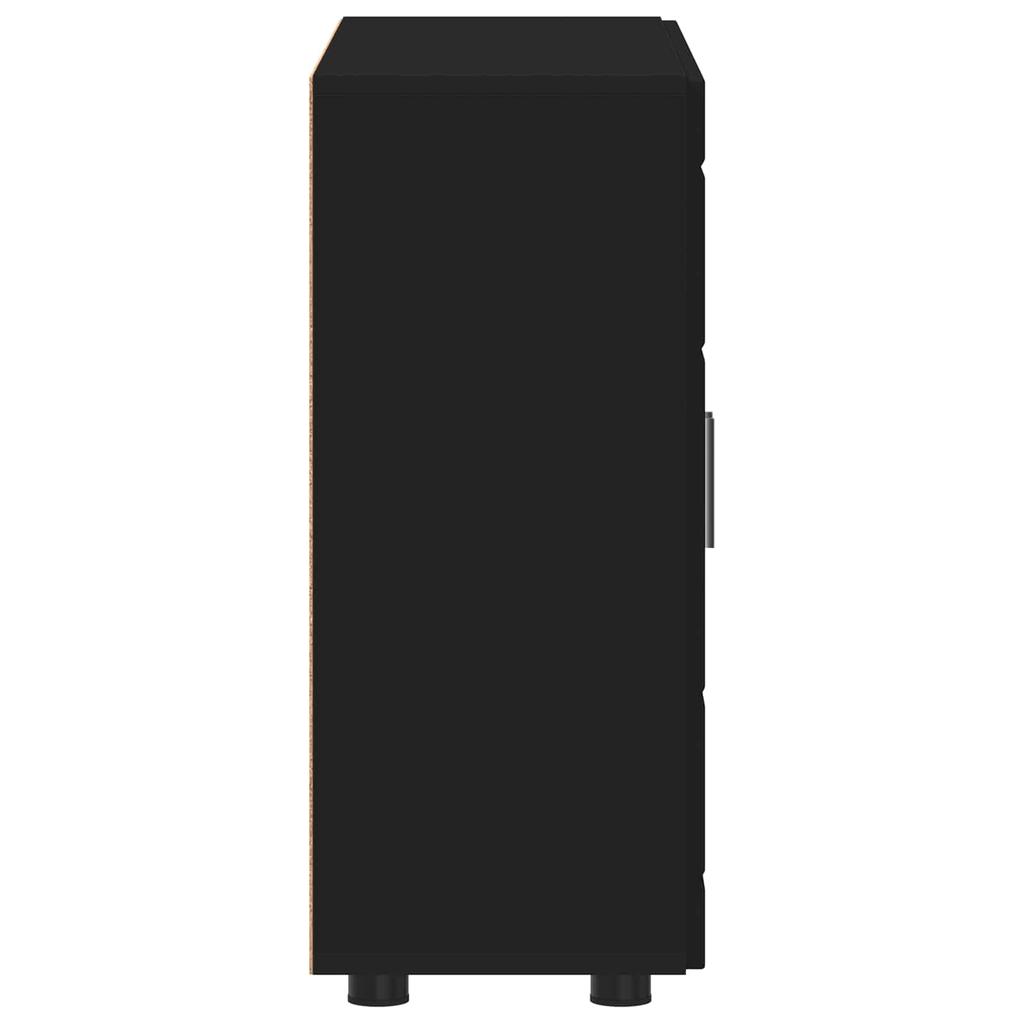 Wooden Cabinet Black 88.5 x 30.5 x 73 cm Engineered Wood