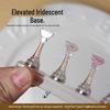 Translucent Pink Nail Holder & Display Stand for Manicure Practice