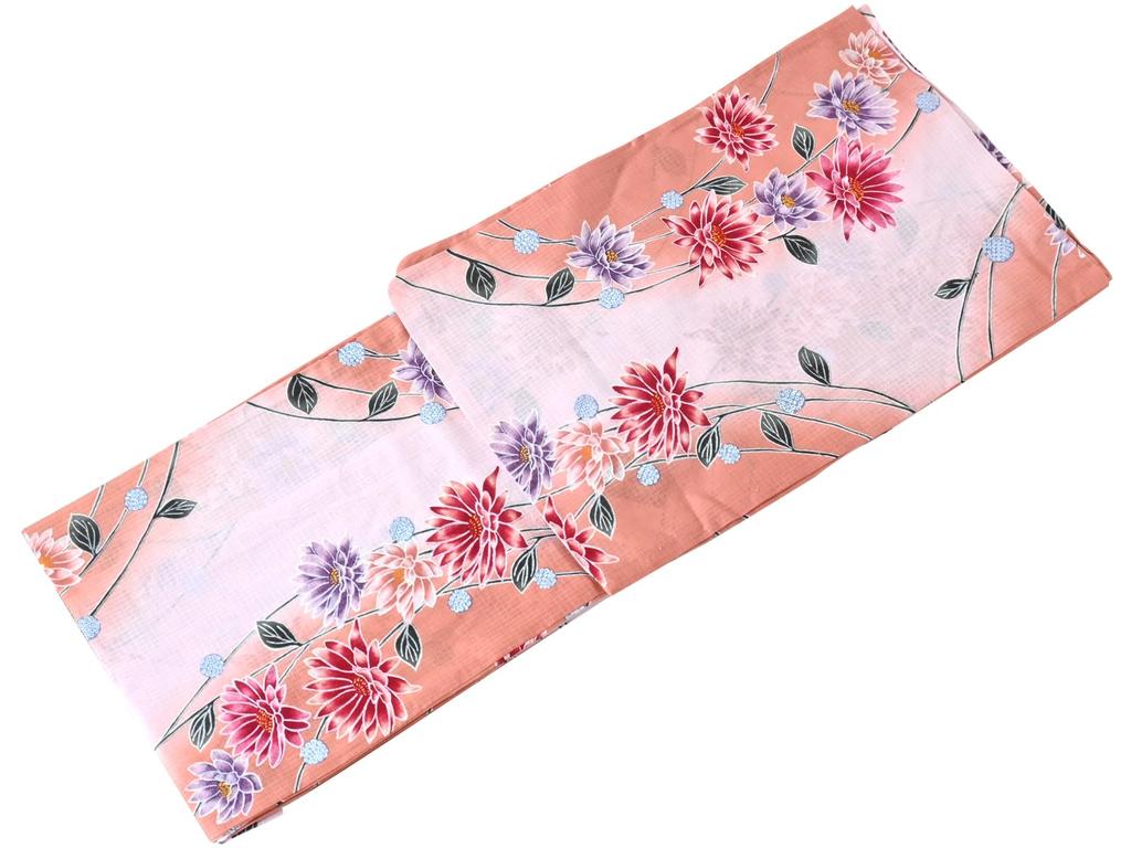 Laissez le modèle choisir votre préféré haut différent facile à faire ensemble rose [SAKIKU-EN] vous, couleur, qualité, tissage, yukata prêt à l'emploi, obi,