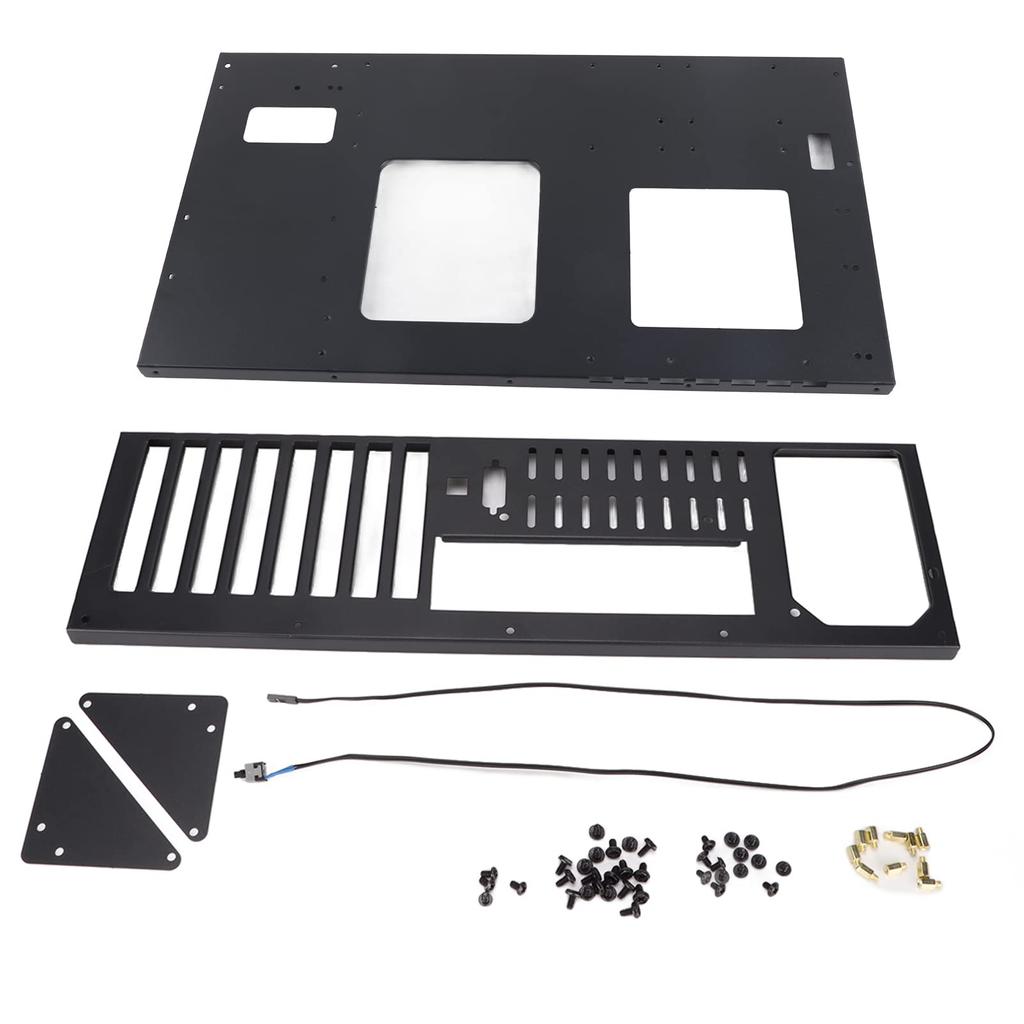 Motherboard Case Rack with Wide Body Heat Dissipation Design, Fits Motherboards Up To 305x245mm (ATX, M-ATX, ITX), for Mining Machines, PC Open Frame