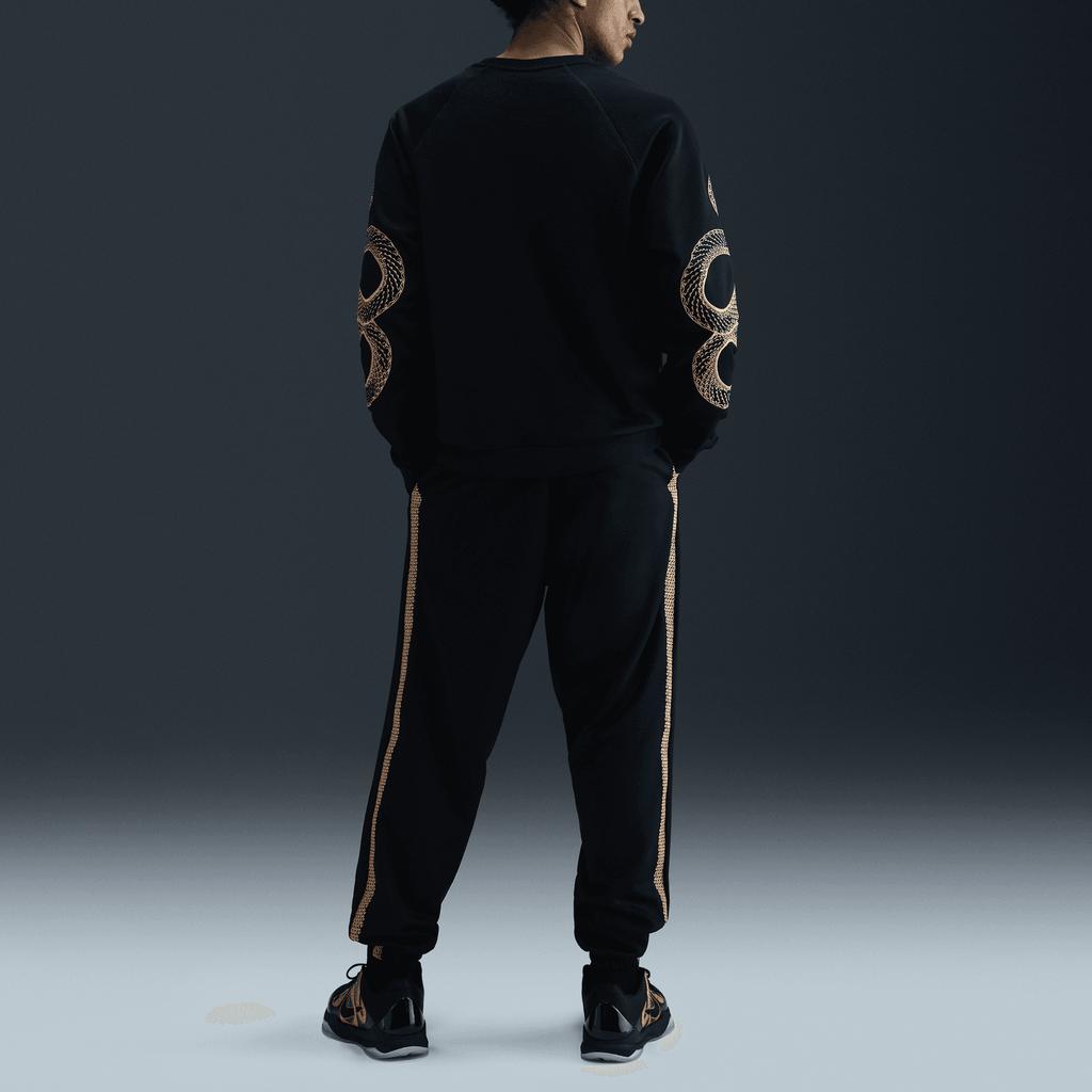 Nike Protro Kobe Seria Anul Șarpelui Hanorac Confortabil Simplu cu Gât Rotund Bărbați hanorac Negru HQ4698-010