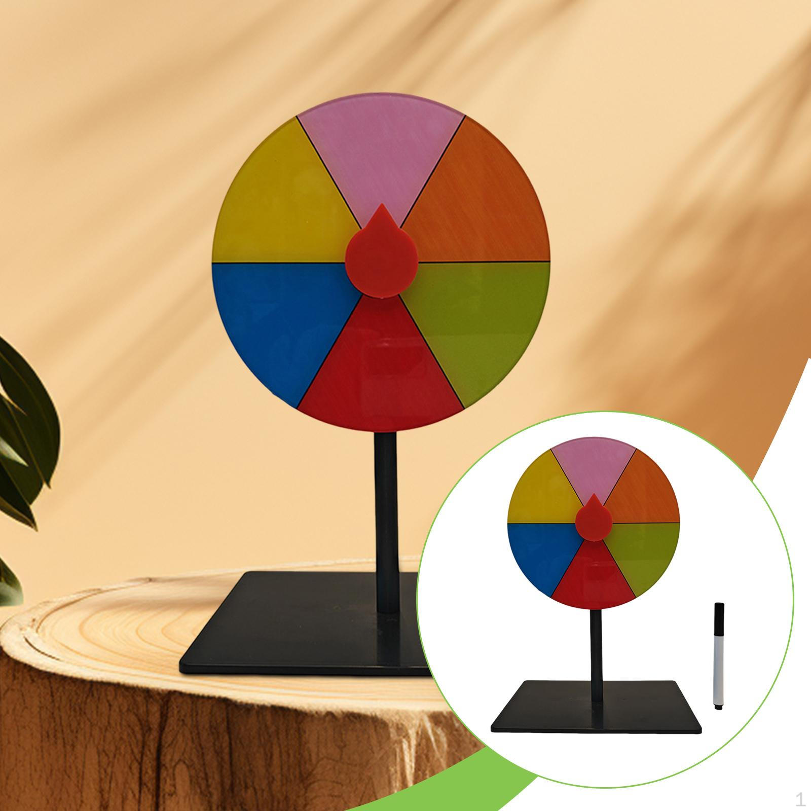 

Интерактивная обучающая игра Призовой вращающийся стол с колесом рулетки с маркером для празднования дня рождения 6 Grids