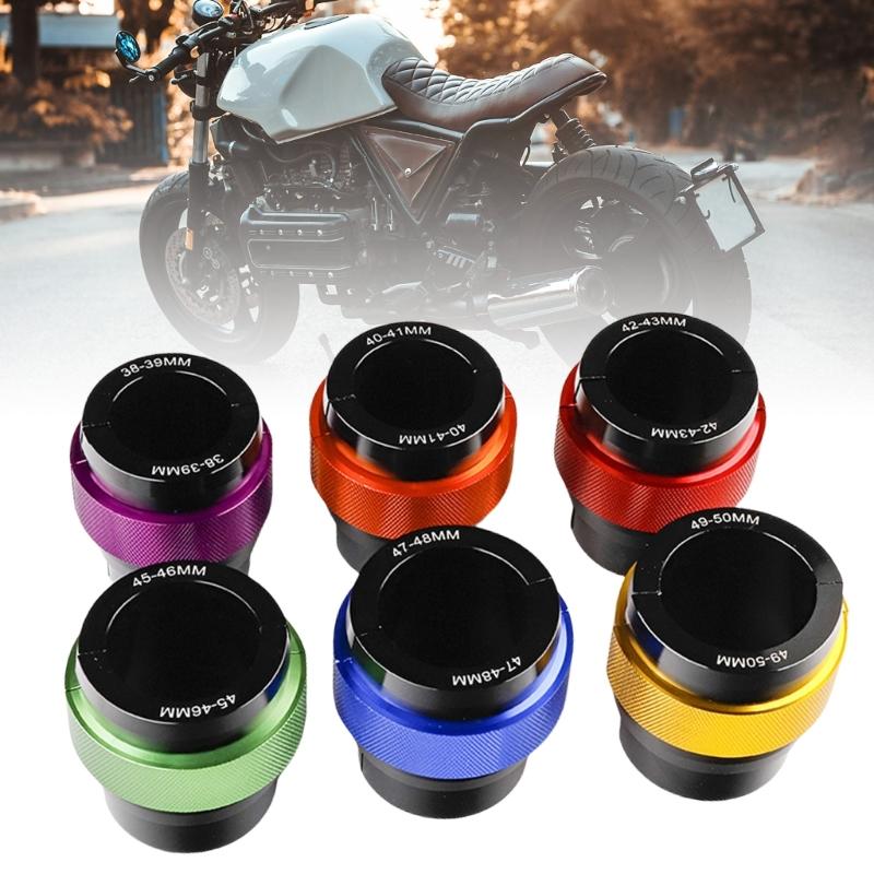 Installationswerkzeug Fahrerwerkzeug Motorrad Gabeldichtungs-Einbauwerkzeug 38-50mm Gabelöl-Dichtungs-Einpresswerkzeug Bequemer Austausch